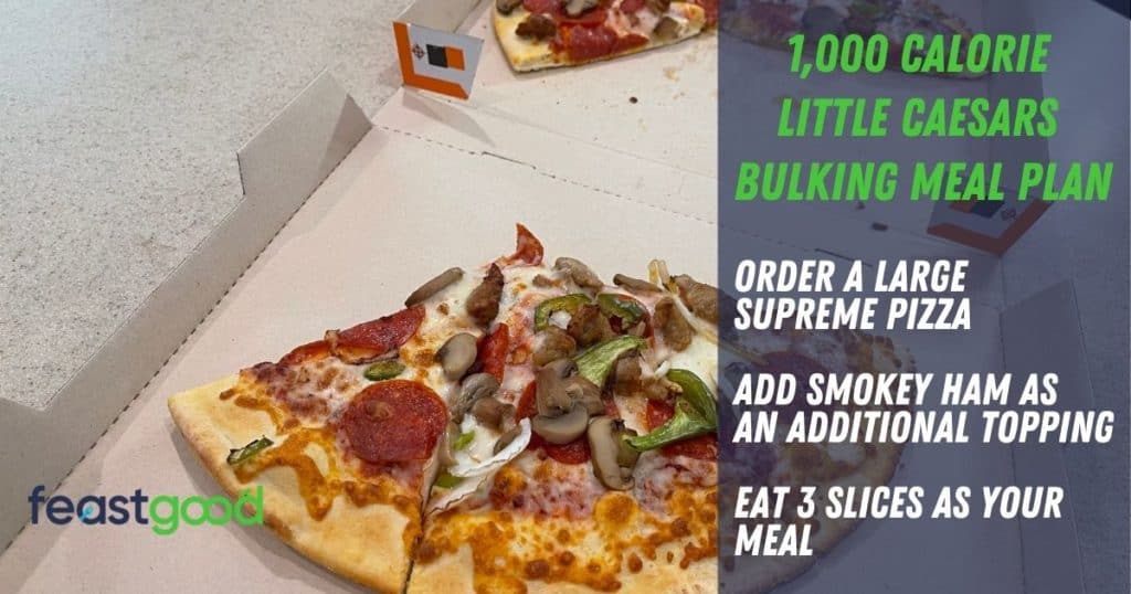 1000 calorie bulking little caesars meal plan