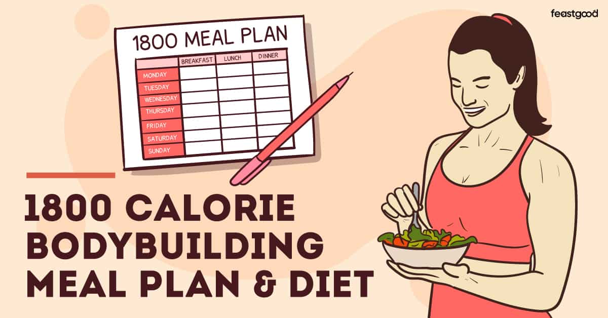 1800 Calorie Bodybuilding Meal Plan & Diet