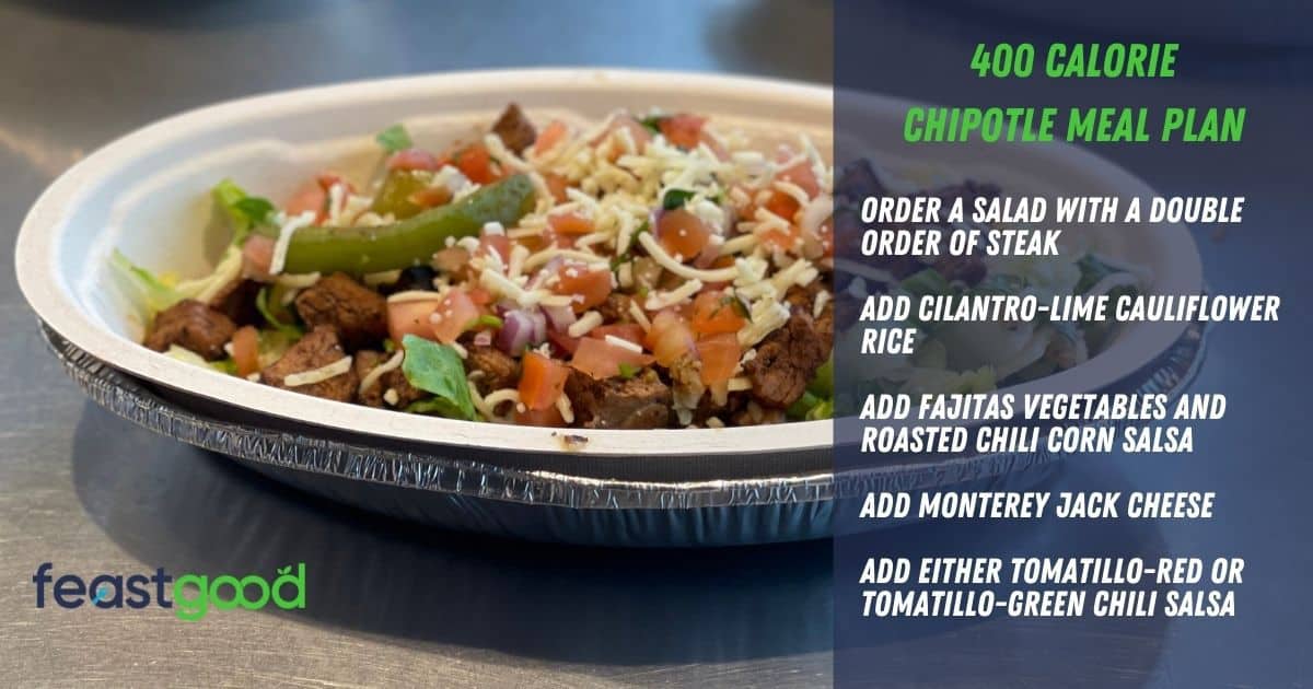 Chipotle: 400 Calorie Meal