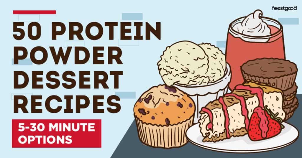 50 protein powder dessert recipes (5-30 minute options)