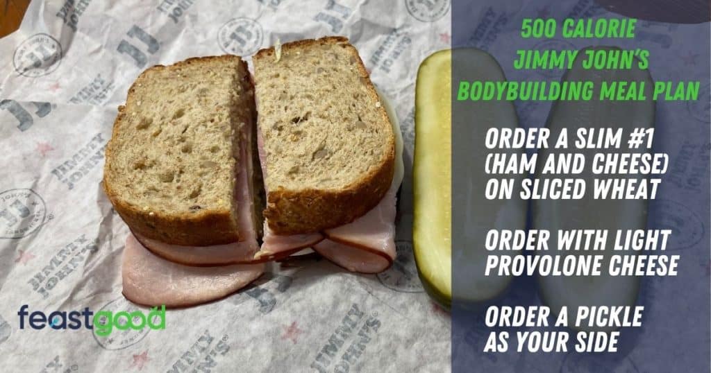 500 calorie bodybuilding jimmy john's meal plan