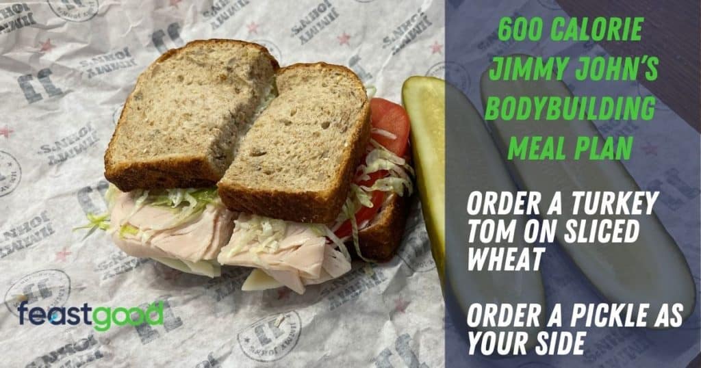 600 calorie bodybuilding jimmy john's meal plan