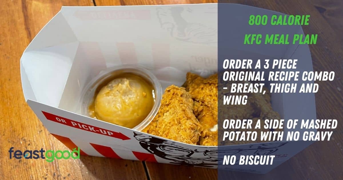 KFC: 800 Calorie Meal