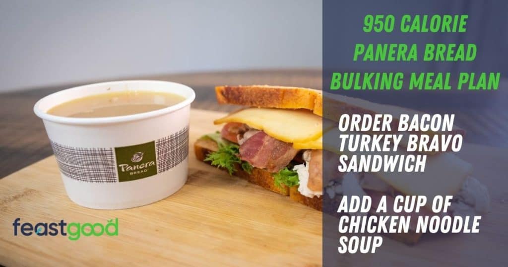 950 calorie bulking panera bread meal plan