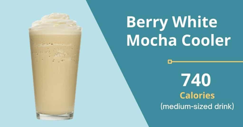 Berry White Mocha Cooler (740 calories for a Medium-Sized Drink) 