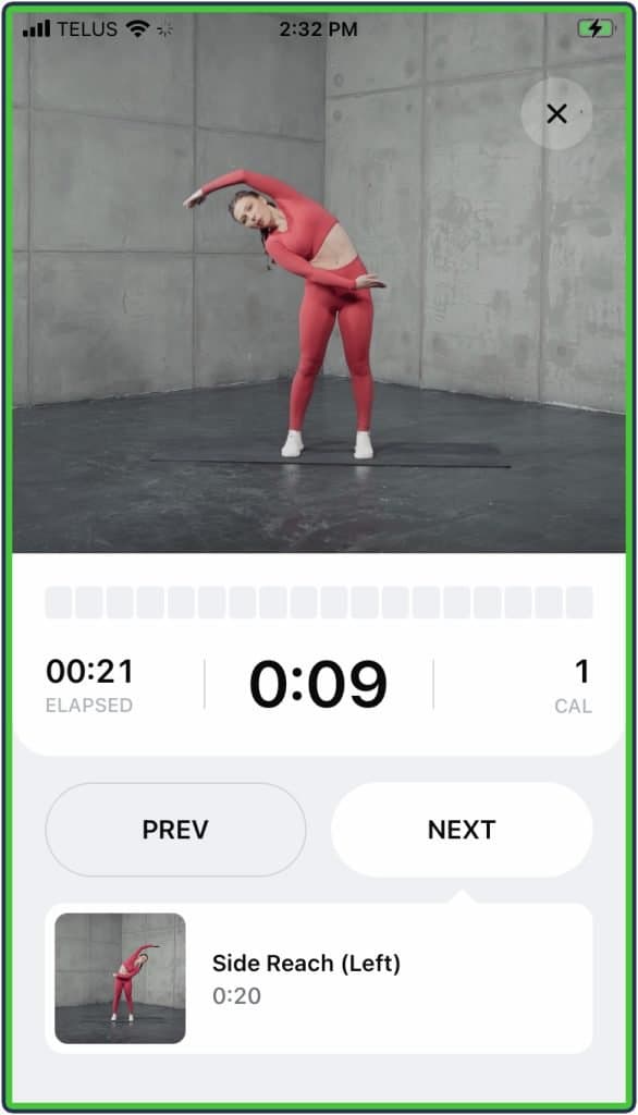 Betterme App - Video exercise and Audio explanations