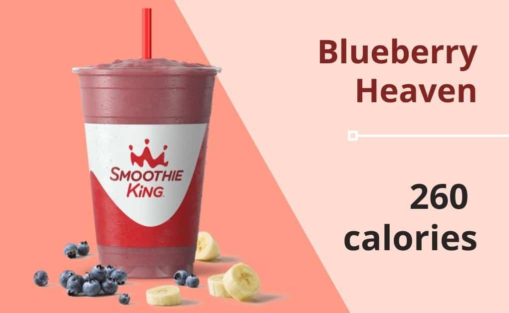 Smoothie King: Blueberry Heaven - 260 calories 