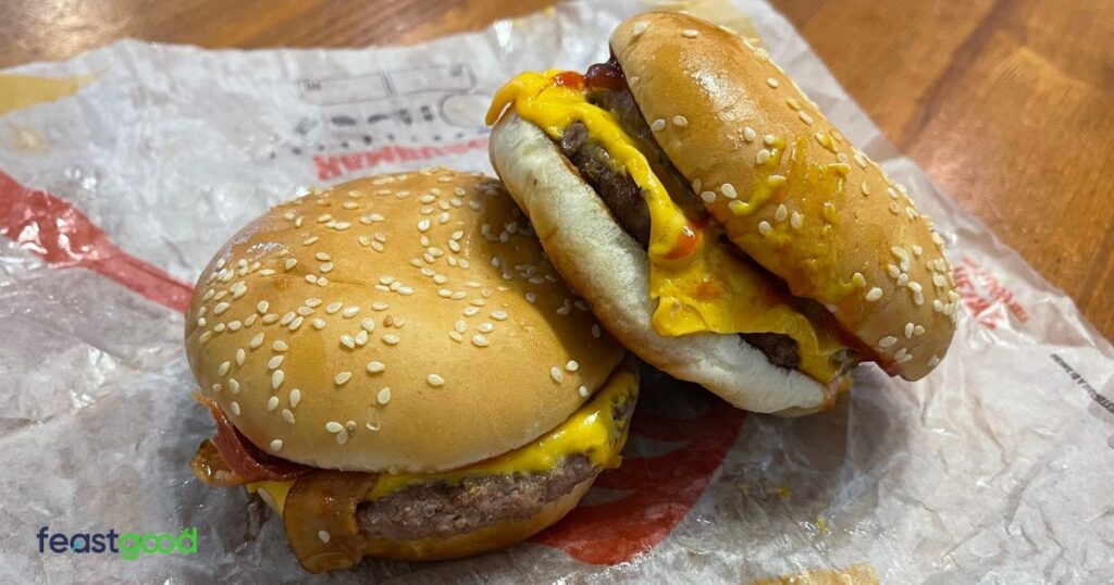 Burger King Bulking Meal #1: Double Cheeseburger With Whopper Jr. Patty (770 Calories)