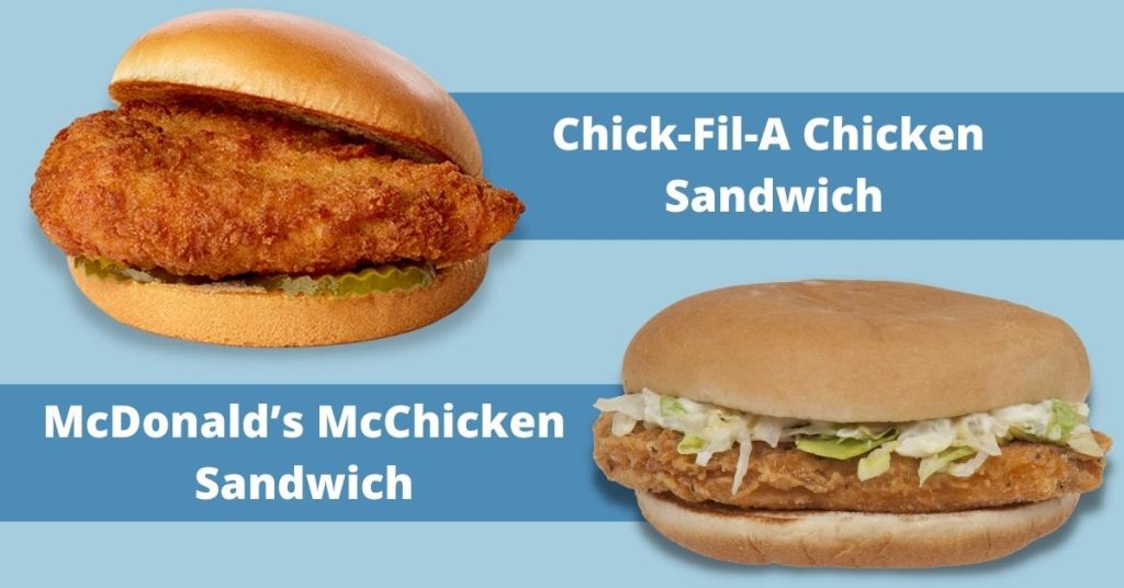 Chick-Fil-A Chicken Sandwich vs McDonald’s McChicken Sandwich