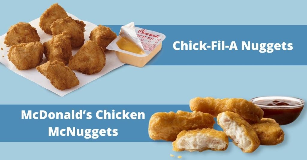 Chick-Fil-A Nuggets vs McDonald’s Chicken McNuggets