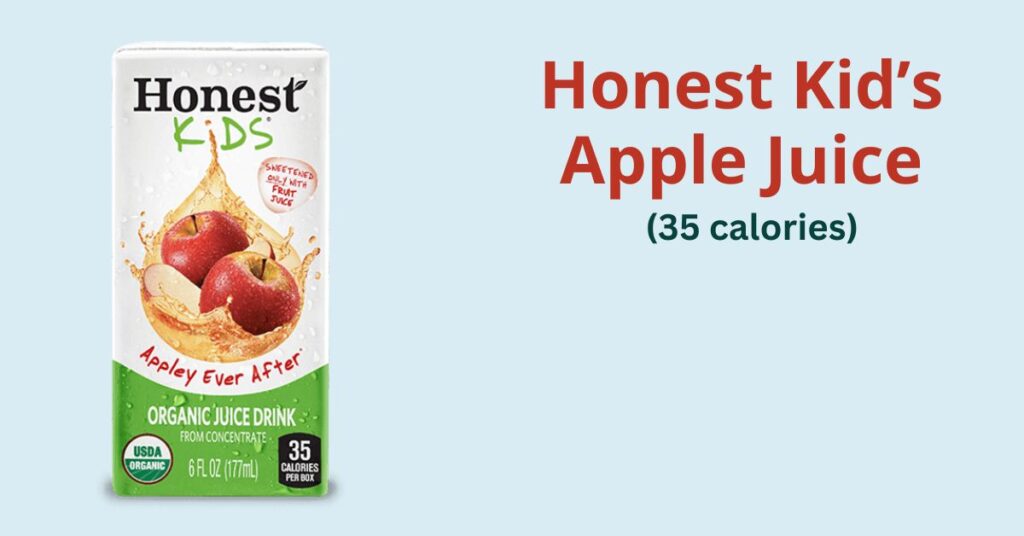 Chick-fil-A: honest kid’s apple juice (35 calories)