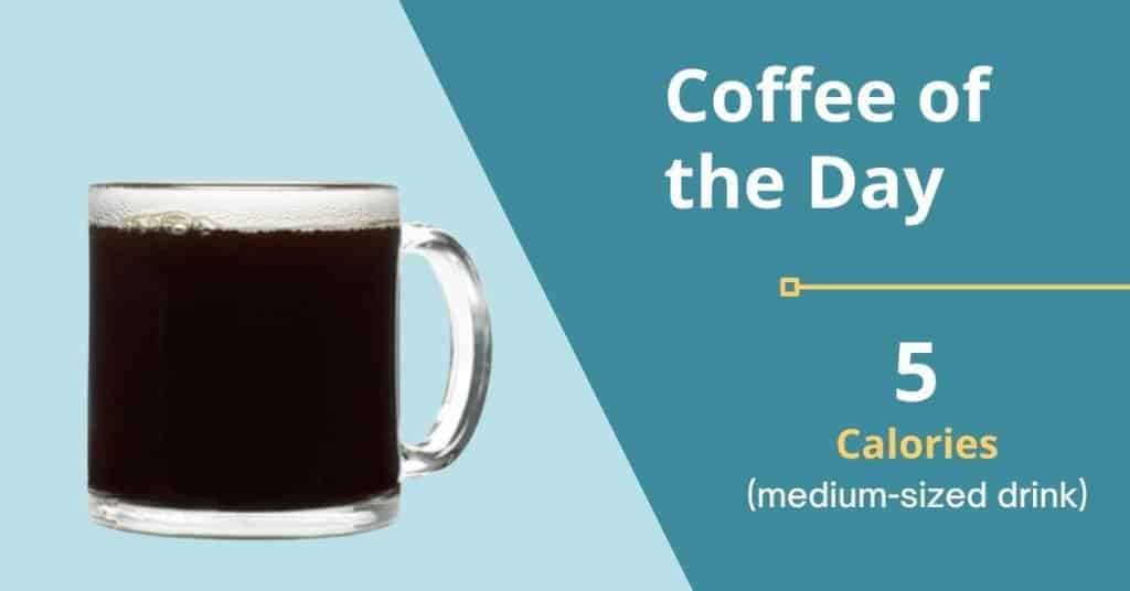 Coffee of the Day (5 Calories for a Medium-Sized Drink)