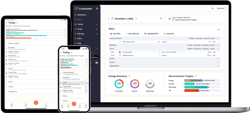 Cronometer Manual Curation of Database