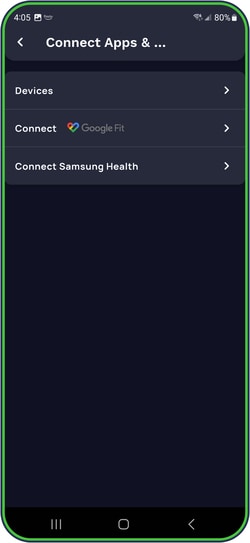 Cronometer sync with Google Fit