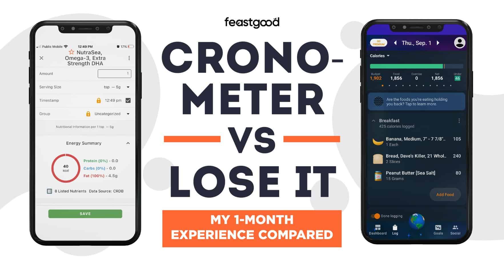 Cronometer vs Lose It