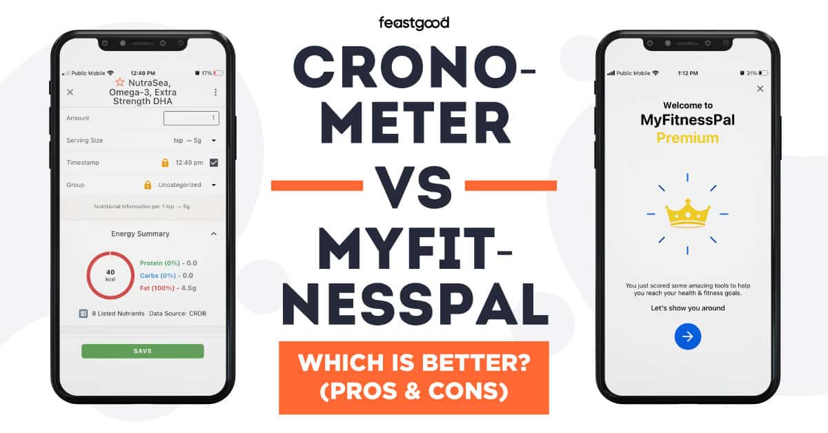 Cronometer vs. MyFitnessPal