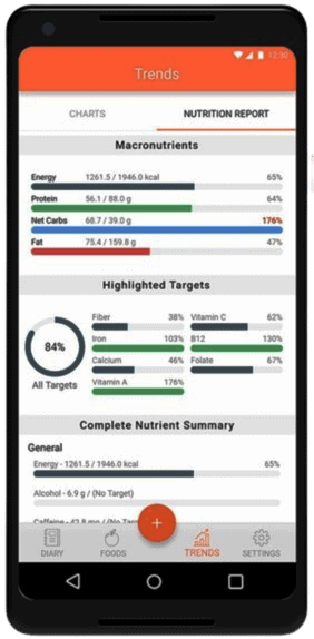 Cronometer app