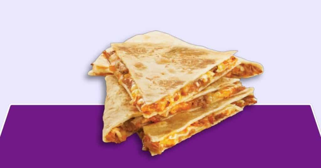 Double Chicken Quesadilla at Taco Bell