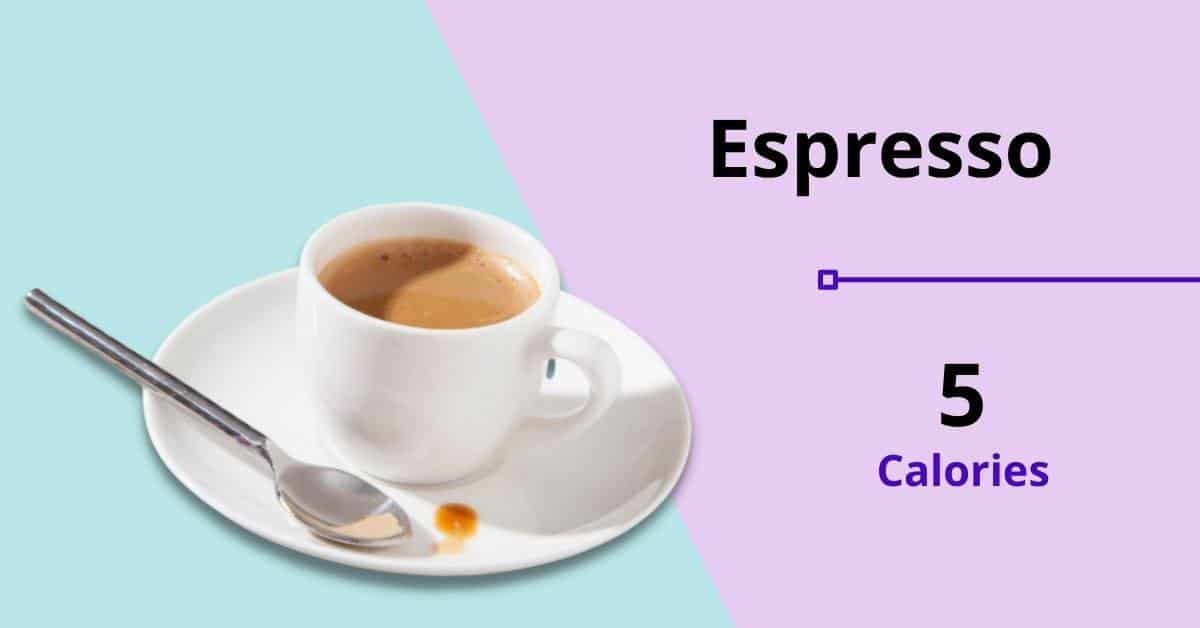 coffee bean: espresso (5 calories)