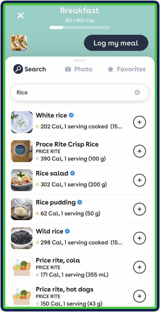 Foodvisor - Food database