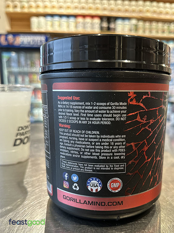 Gorilla Mode Nitric pre-workout