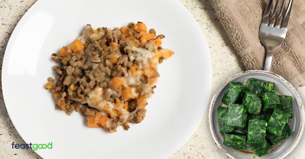 ground turkey and sweet potato hash