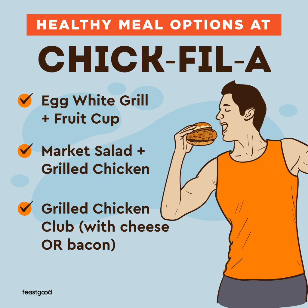 Healthy meal options at Chick-Fil-A 