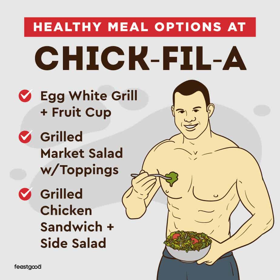 Healthy meal options at Chick-fil-A 