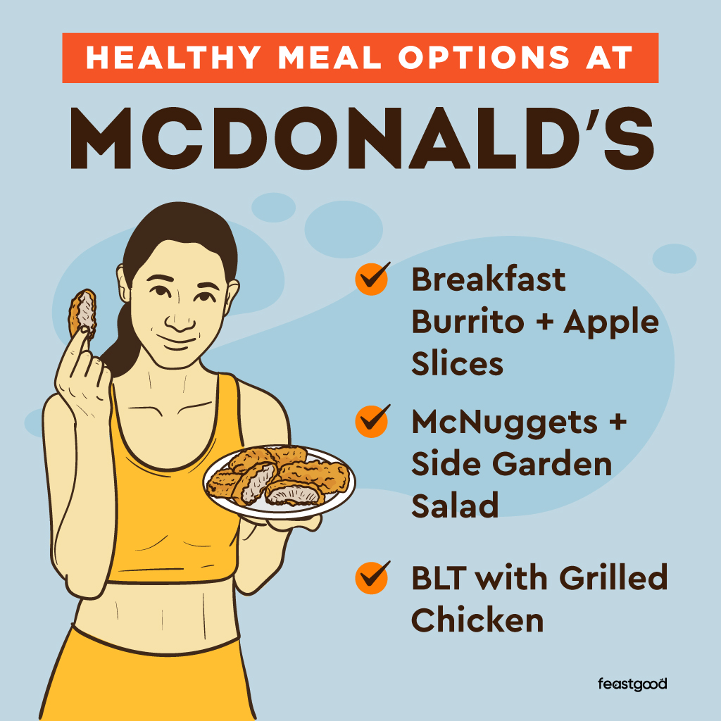 Healthy meal options at McDonald’s