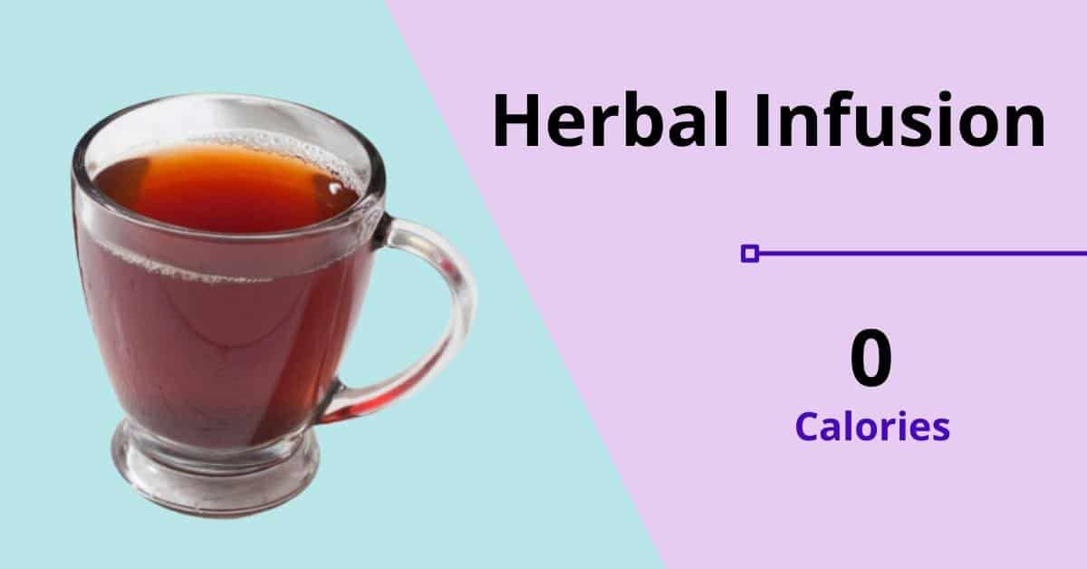 coffee bean: herbal infusion tea (0 calories) 