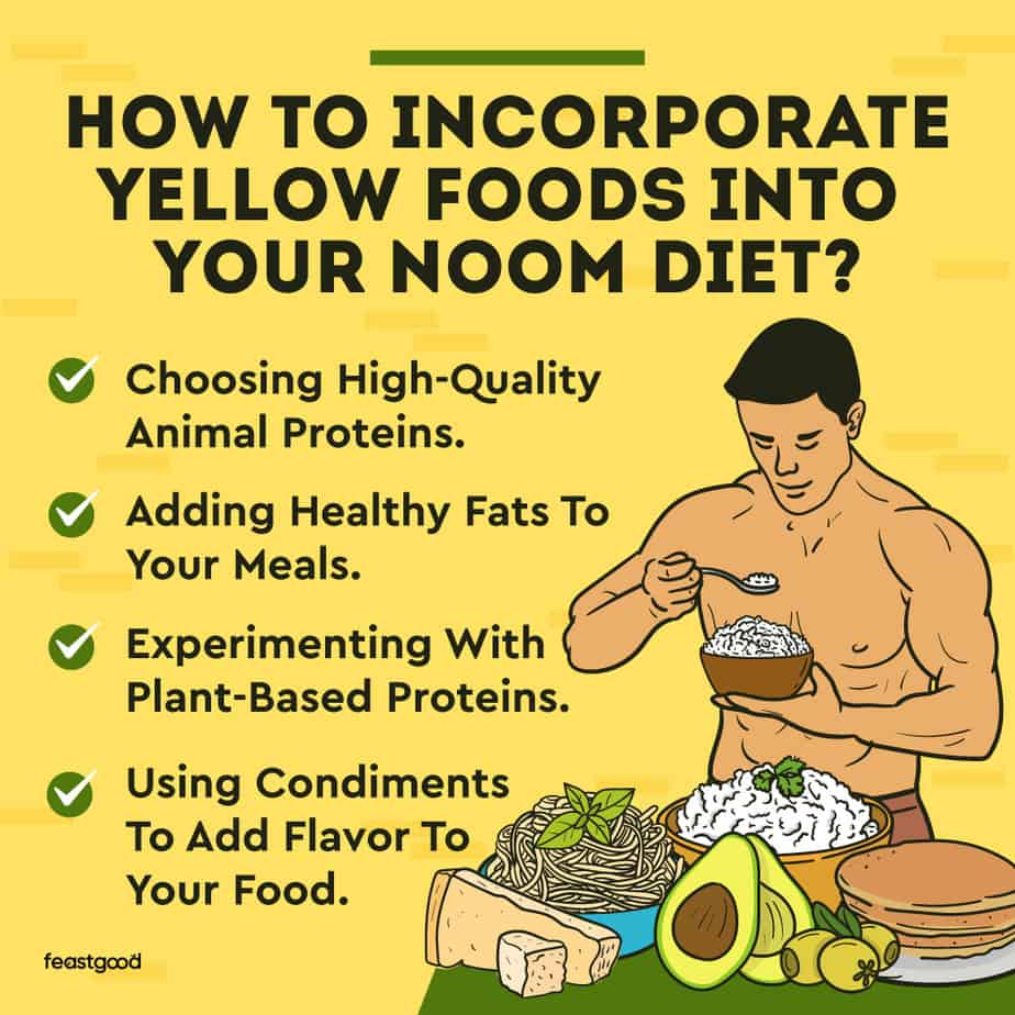 How to incorporate yellow foods into your Noom diet?