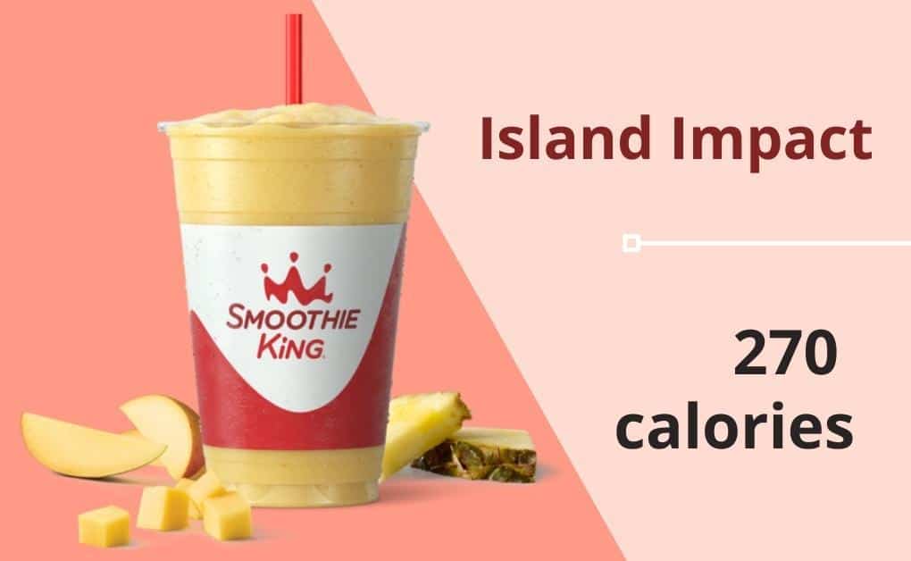 Smoothie King: Island Impact - 270 calories