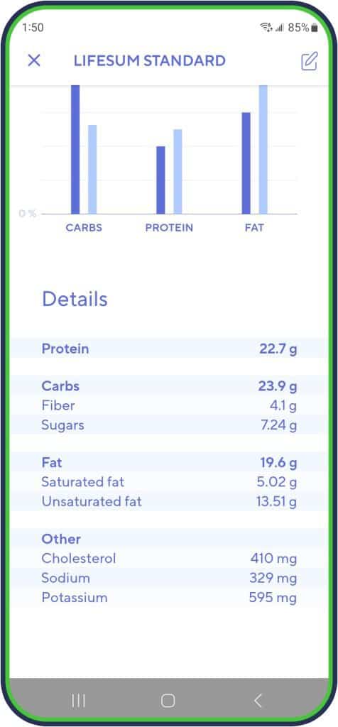 Lifesum macro tracking