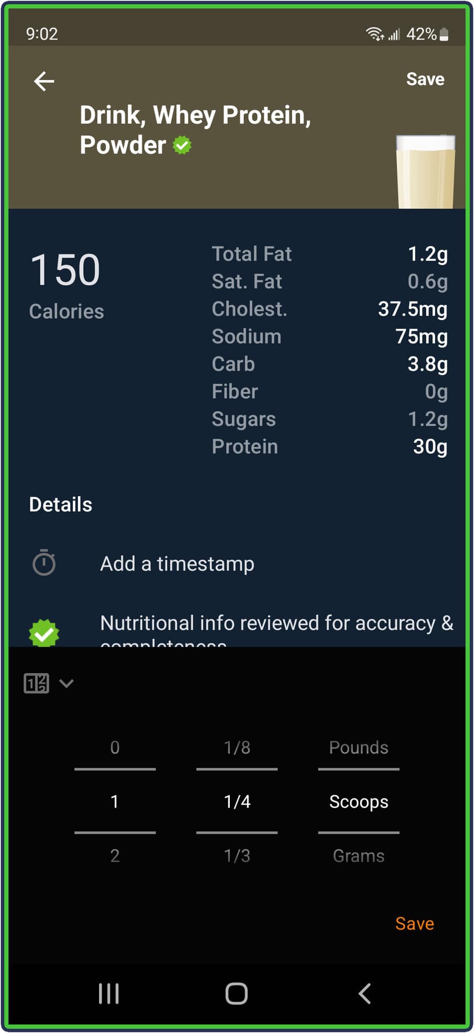 Lose It! calorie calculation