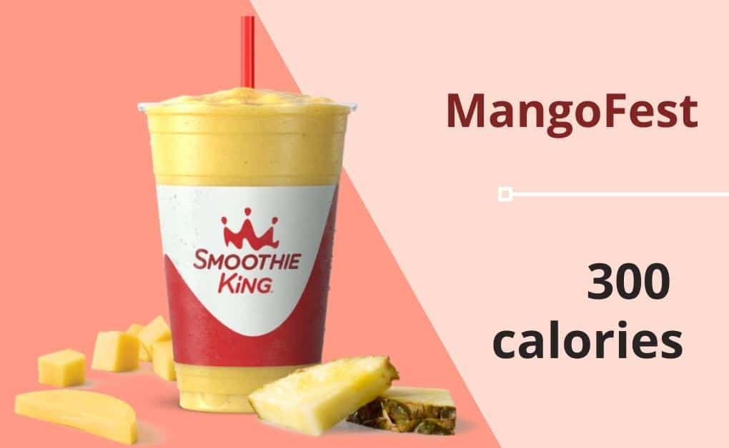 Smoothie King: MangoFest - 300 calories 