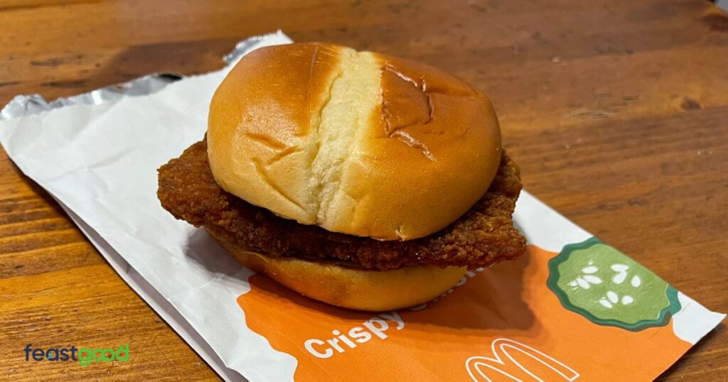 McDonald’s Cutting Meal #1: McCrispy™ Chicken Sandwich (420 Calories)