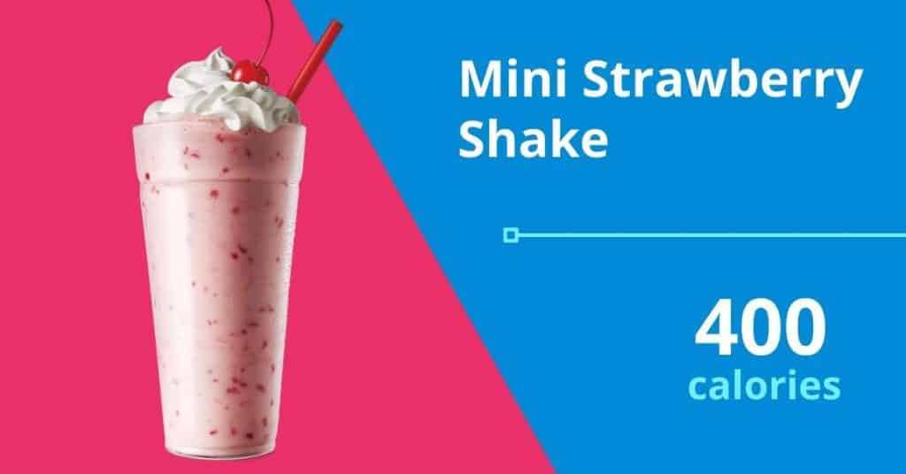 Mini Strawberry Shake, 400 calories