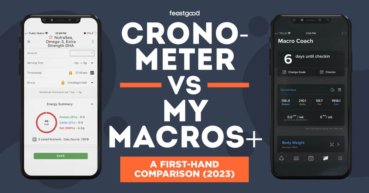 MyMacros+ vs Cronometer