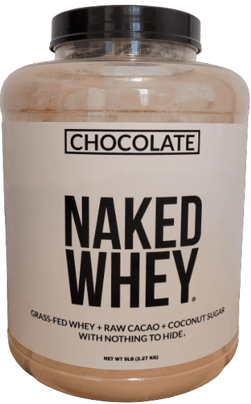 Naked whey protein powder