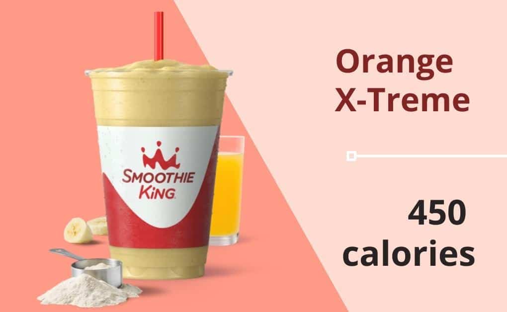 Smoothie King: Orange X-Treme - 450 calories