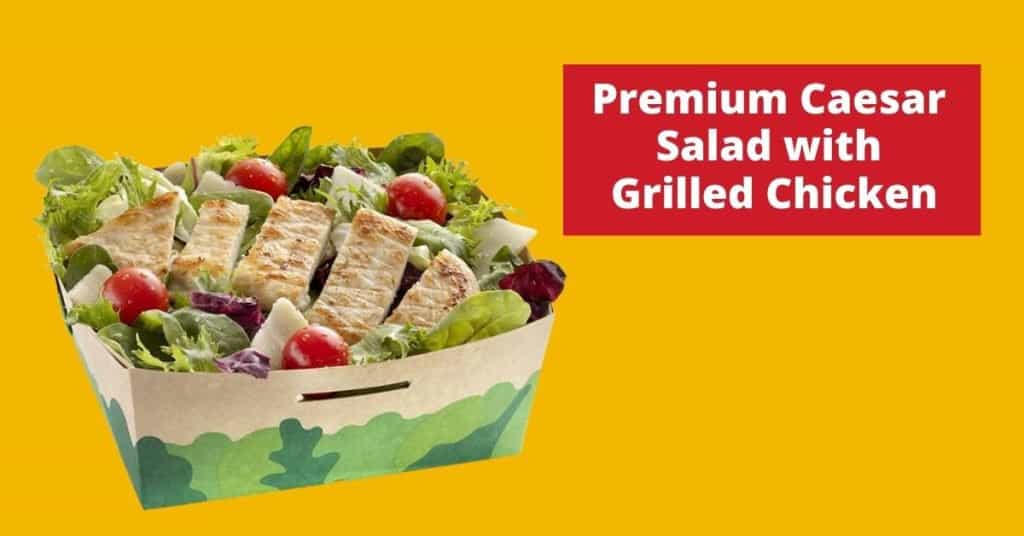 Premium Caesar Salad with Grilled Chicken