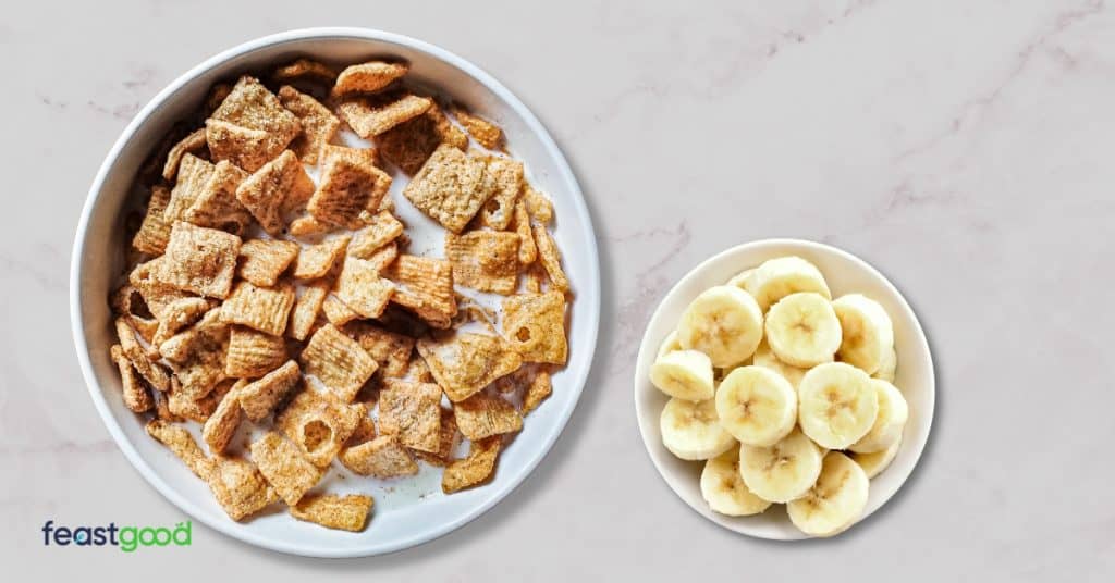 Protein cereal + banana