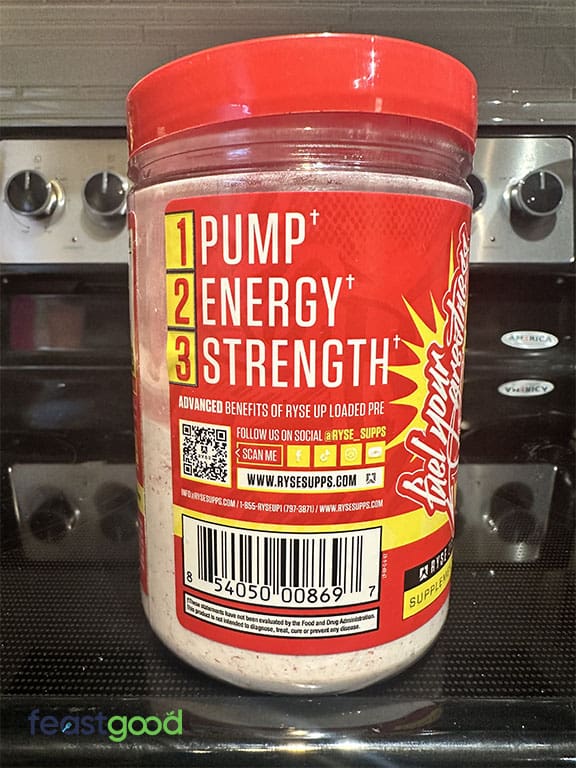 Ryse Loaded Pre-Workout Pump, Energy and Strength