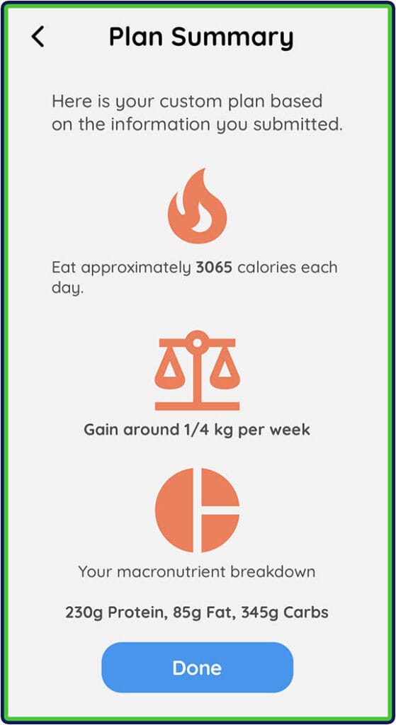 SnapCalorie: Plan summary