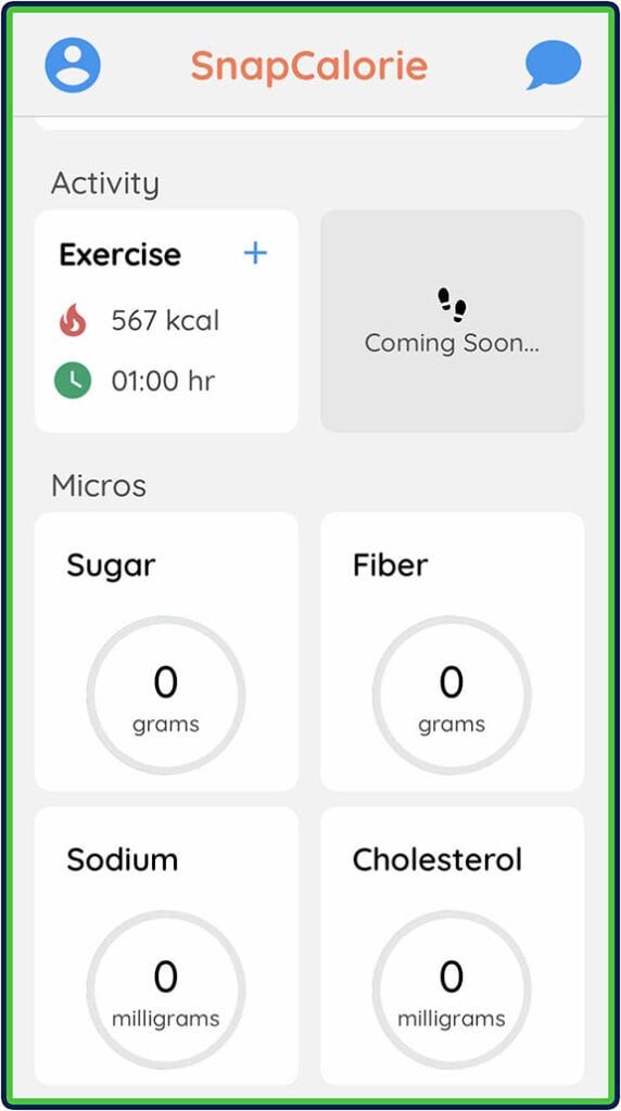 SnapCalorie: Track micronutrients