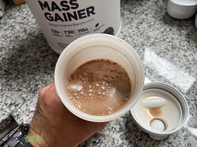 TL Vegan Mass Gainer - mixed well, did not clump, and had a smooth, velvety texture