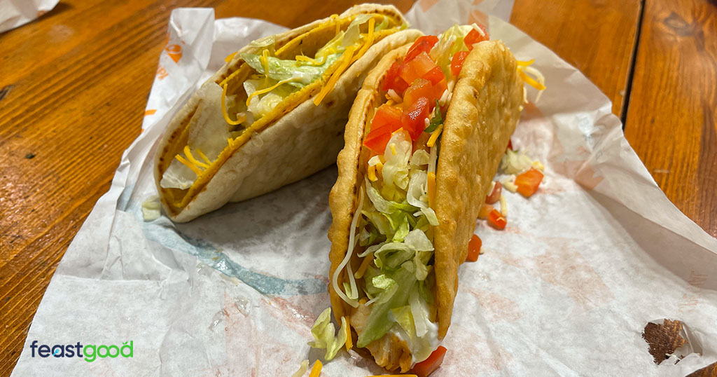 Taco Bell Bulking Meal #2: Chalupa Ssupreme® and Cheesy Gordita Crunch (900 Calories)