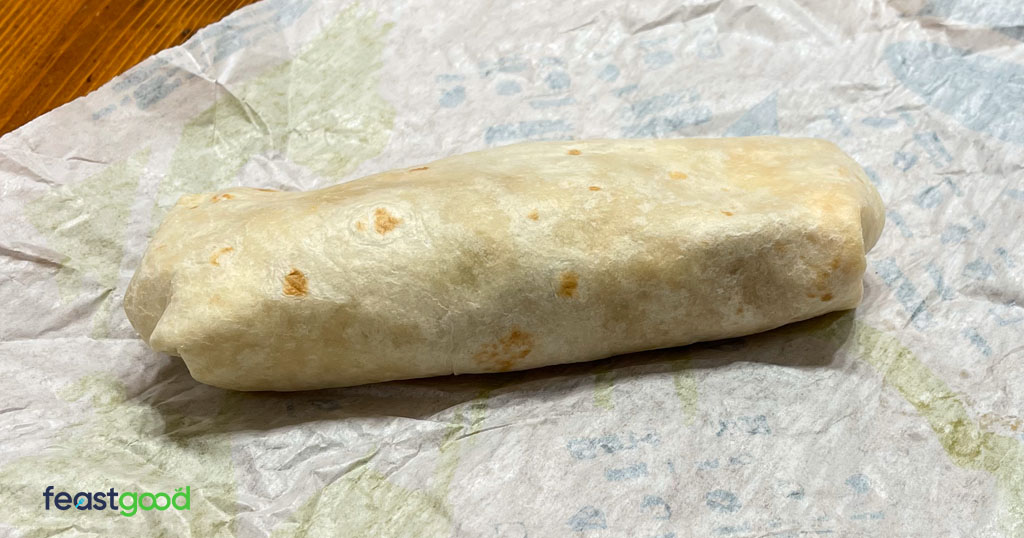 Taco Bell Cutting Meal #1: Chicken Burrito Supreme® (420 Calories)