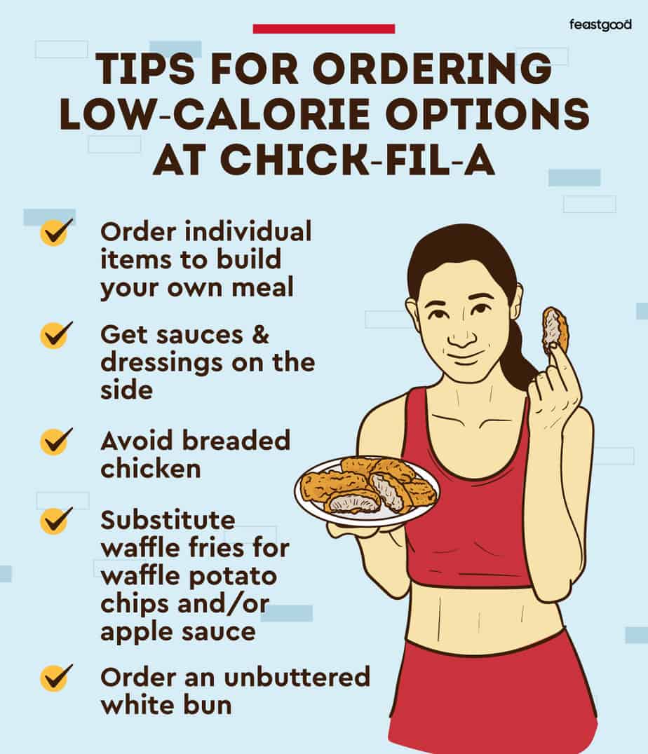 Tips for ordering low-calorie options at Chick-Fil-A