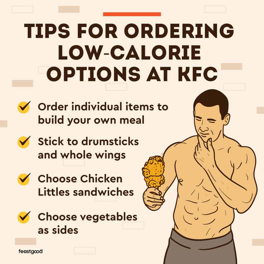 Tips for ordering low-calorie options at KFC